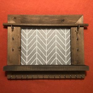 3/$30 Wooden Wall Hanging Jewelry Display